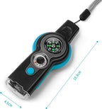 Emergency Survival Function Whistle, Outdoor Multifunctional Tool Safety Whistle - Image 6