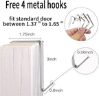 Extra Large Hanging Crystal Clear Over Door Shoe Organizer, Closet Shoe Rack - Image 4