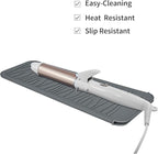 Silicone Heat Resistant Mat for Hair Iron, 11 x 5 inch, Grey, 1 Pack