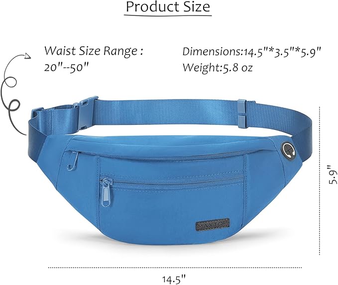 MAXTOP Large Crossbody Fanny Pack - Image 5