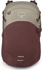 Osprey Tropos Laptop Backpack, Sawdust Tan/Raisin Red by Osprey