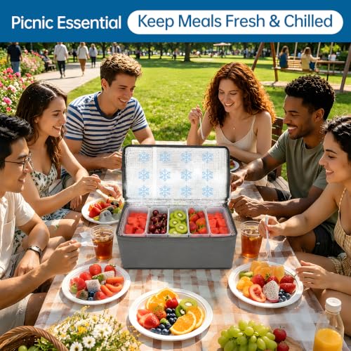 Snackle Box Container with 2 Ice Packs