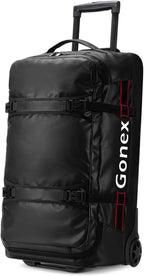 Gonex Rolling Duffle Bag with Wheels, 70L Water Repellent Wheeled Travel Duffel by Gonex