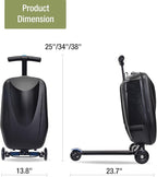 20" Scooter Suitcase for Kids, 2-in-1 Ride On Luggage - Image 7