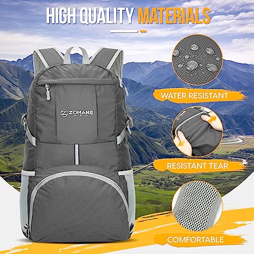 Lightweight Packable Backpack 35L (35L / C-medium Grey)