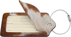 2 Pcs Funny Brown Cowhide Pattern Luggage Tag - Image 3