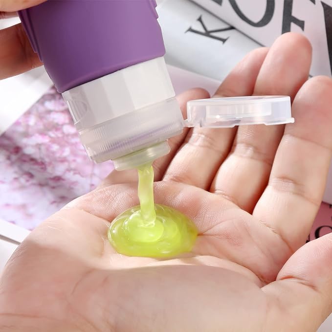 Travel Bottles for Toiletries, Tsa Approved 3oz Travel Size Containers BPA Free - Image 4
