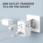 International Travel Adapter, Europe Travel Adapter - Image 4