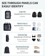 ECOHUB 5 Set Compression Packing Cubes - Image 6