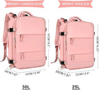 coowoz Large Travel Backpack For Women Men, Carry On Backpack Flight Approved - Image 3