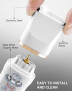 AREYZIN Bikini Trimmer for Women Painless Electric Razor for Women, 3 in 1 - Image 4