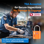 TSA Approved Luggage Locks, Ultra-Secure Dimple Key Travel Locks - Image 2