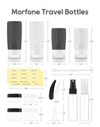 Morfone 16 Pack Silicone Travel Bottles Set - Image 5