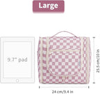 Narwey Checked Hanging Travel Toiletry Bag - Image 7