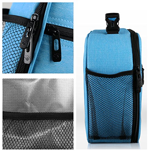 Insulated Lunch Bag for Men Women (Blue)