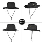 Sun Hats for Men Women Boonie Hat Foldable Fishing Hat UPF 50+ Bucket Hat for - Image 3