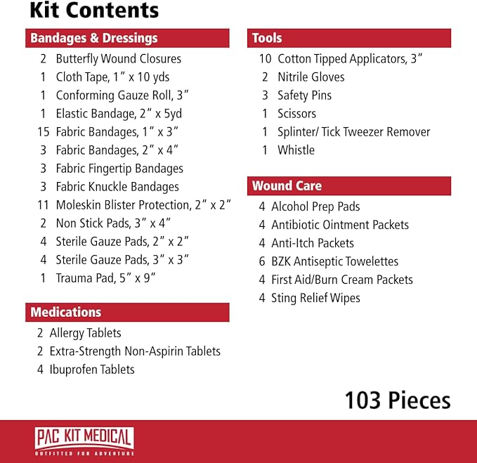 Pac-Kit Watertight Explorer 3 First Aid Kit - Image 3