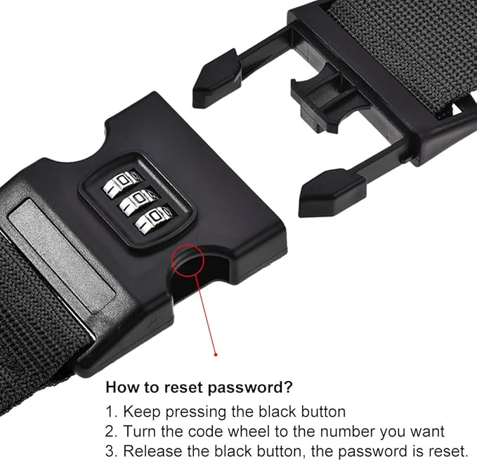 uxcell Luggage Straps Suitcase Belts - Image 2