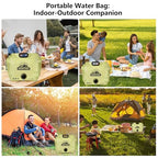 Camping Water Container (BEIGE&GREEN)