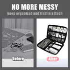 Travel Cable Organizer Pouch Electronic Accessories, Travel Essentials - Image 4