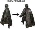 longsinger Rain Poncho for Adult, Waterproof Rain Poncho - Image 7