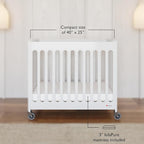 Foundations Boutique Folding Mini Baby Crib - Image 2