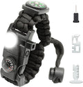 20 in 1 Survival Paracord Bracelet Adjustable Gear Kit by NVioAsport