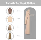 Dress Bags for Gowns Long, Suit Bag for Storage and Travel, 2 Pack - Image 3