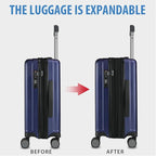 KROSER Hardside Expandable Carry On Luggage - Image 5