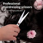 FENICE PEAK 7" Hair Cutting Scissors Barber Scissors Professional 440C Stainless Steel Sharp Scissors Haircuts for Men, Women and Children