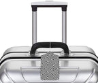 2 Pcs Black and White Abstract Patterns Luggage Tag - Image 5