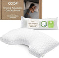Coop Home Goods Original Cut-Out Adjustable Pillow, King Size Bed Pillows by CoopSleepGoods