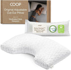 Coop Home Goods Original Cut-Out Adjustable Pillow, Queen Size Bed Pillows by CoopSleepGoods