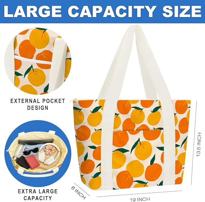 Beach Bags Wet Bag for Swimsuit Tote Bag for Friends Travel Gifts, Aloha Bags - Image 2