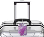 2 Pack Abstract Purple Luggage Tag - Image 6