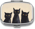 Metal 2 Compartment Pill Organizer Travel Friendly Portable Compact Pill Box by Choosetheproductsyoulike
