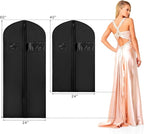 Syeeiex 60'' Garment Bags for Hanging Clothes, Dress Garment Bags for Gowns - Image 7