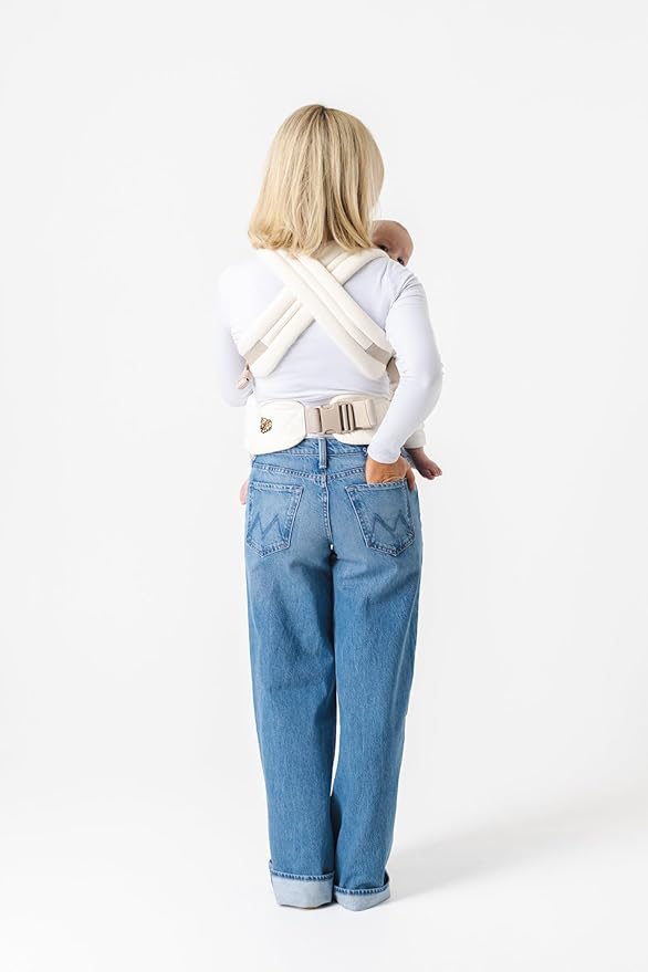 Mabē Monarch Ergonomic Baby Carrier – Premium Cotton Soft Structured Newborn to - Image 5