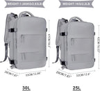 Coowoz Large Travel Backpack For Women Men, Flight Approved, Waterproof Outdoor - Image 3