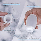 Silicone Travel Bottles for Toiletries TSA Approved Travel Size Containers Set - Image 5