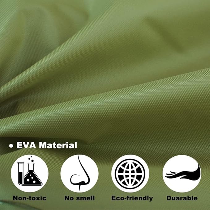 Opret 2 Pack Raincoats for Adults Reusable, EVA Rain Ponchos Lightweight Rain - Image 4