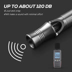 TISUR Titanium Emergency Whistle, EDC Safety Whistles Necklace Loud up to 120db - Image 5