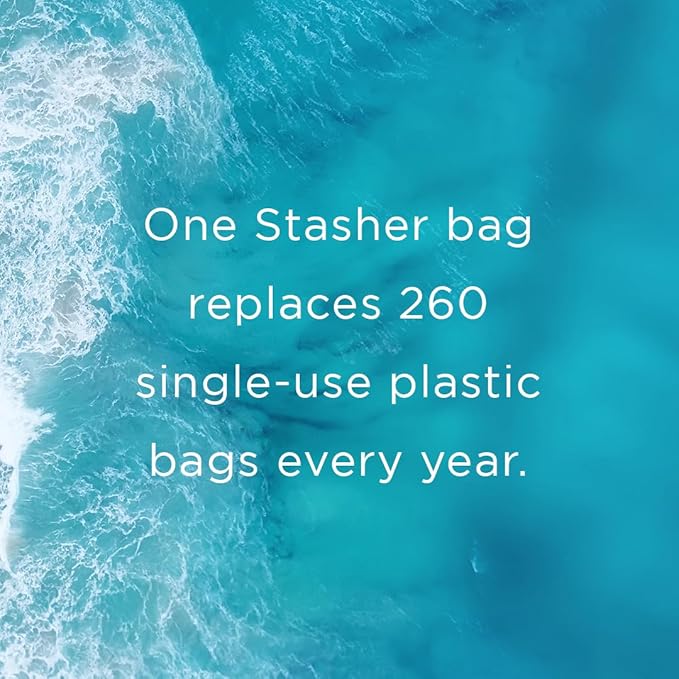 Stasher Premium Silicone Reusable Food Storage Stand-Up Mini Bag, Sous Vide - Image 7