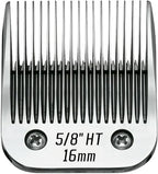 5/8HT Detachable Replacement Stainless Steel Blades,compatible with oster Classic 76/Star-Teq/Power-Teq andi A*dis AGC,BDC,BGC,MBG Series Clippers,5/8 inch (16mm)