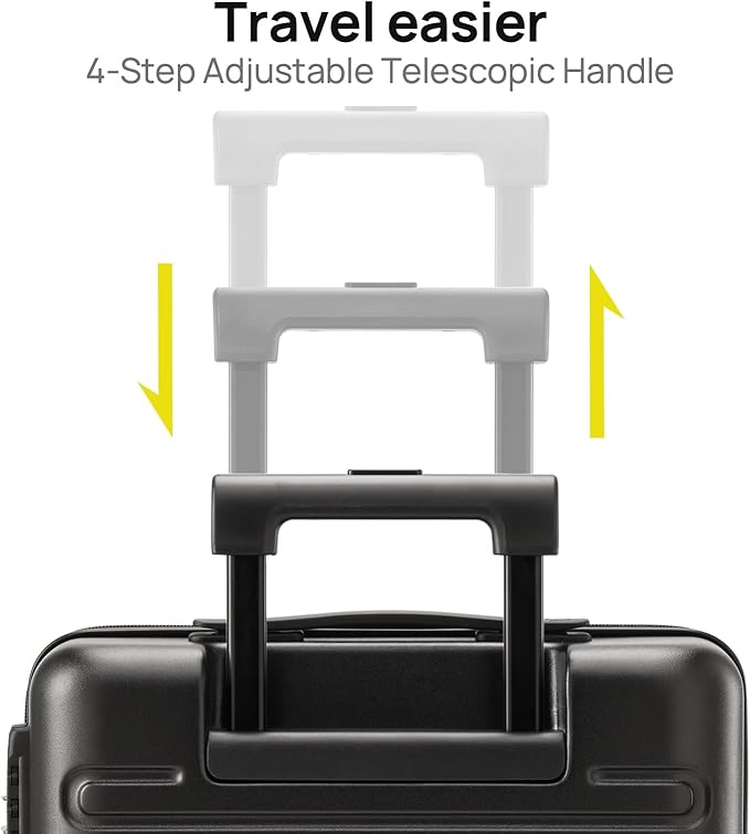 Carry on Luggage 22 X 14 X 9 Airline Approved, 20 Inch Luggage - Image 3