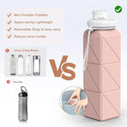 Collapsible Water Bottles, Portable Lightweight Reusable Leak-Proof BPA-Free - Image 7