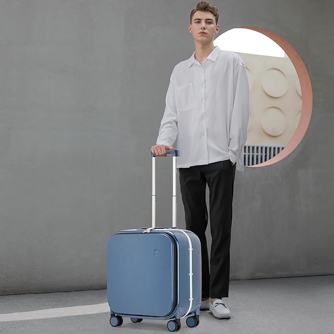 mixi Carry On Luggage, 18” Suitcase - Image 2