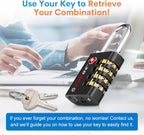 Forge Dual-Opening: Key or Combination Access Lock, TSA Approved Locks - Image 5