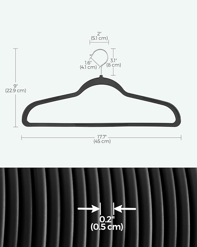SONGMICS Clothes Hangers, Space-Saving - Image 6