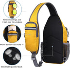 WATERFLY Crossbody Sling Backpack Sling Bag Travel Hiking Chest Bag Daypack - Image 5